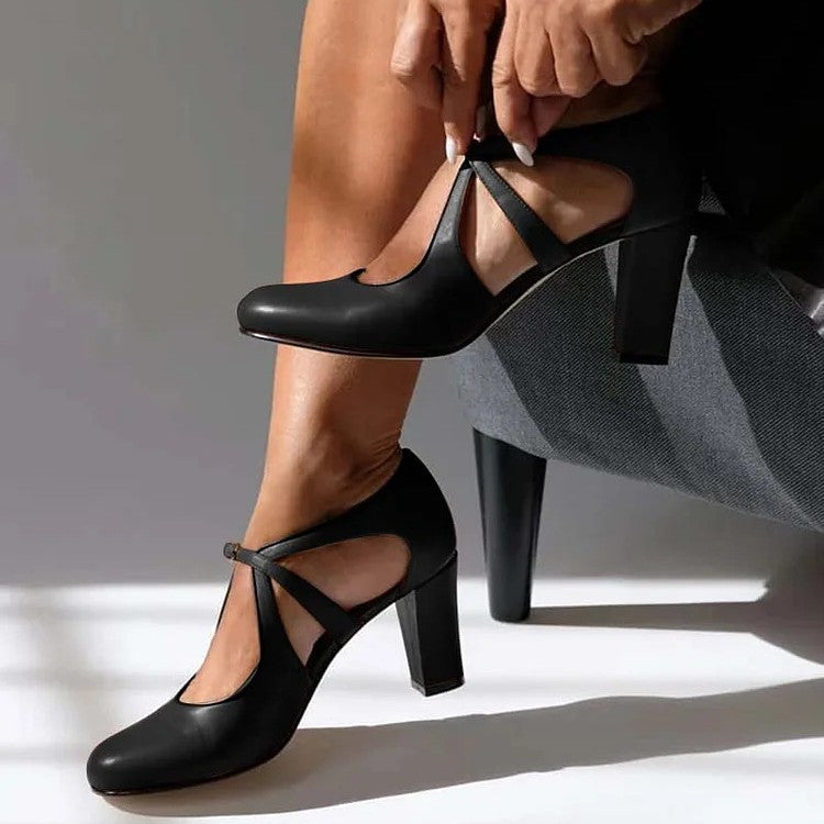 Camille | Talons en Cuir Élégants et Confortables