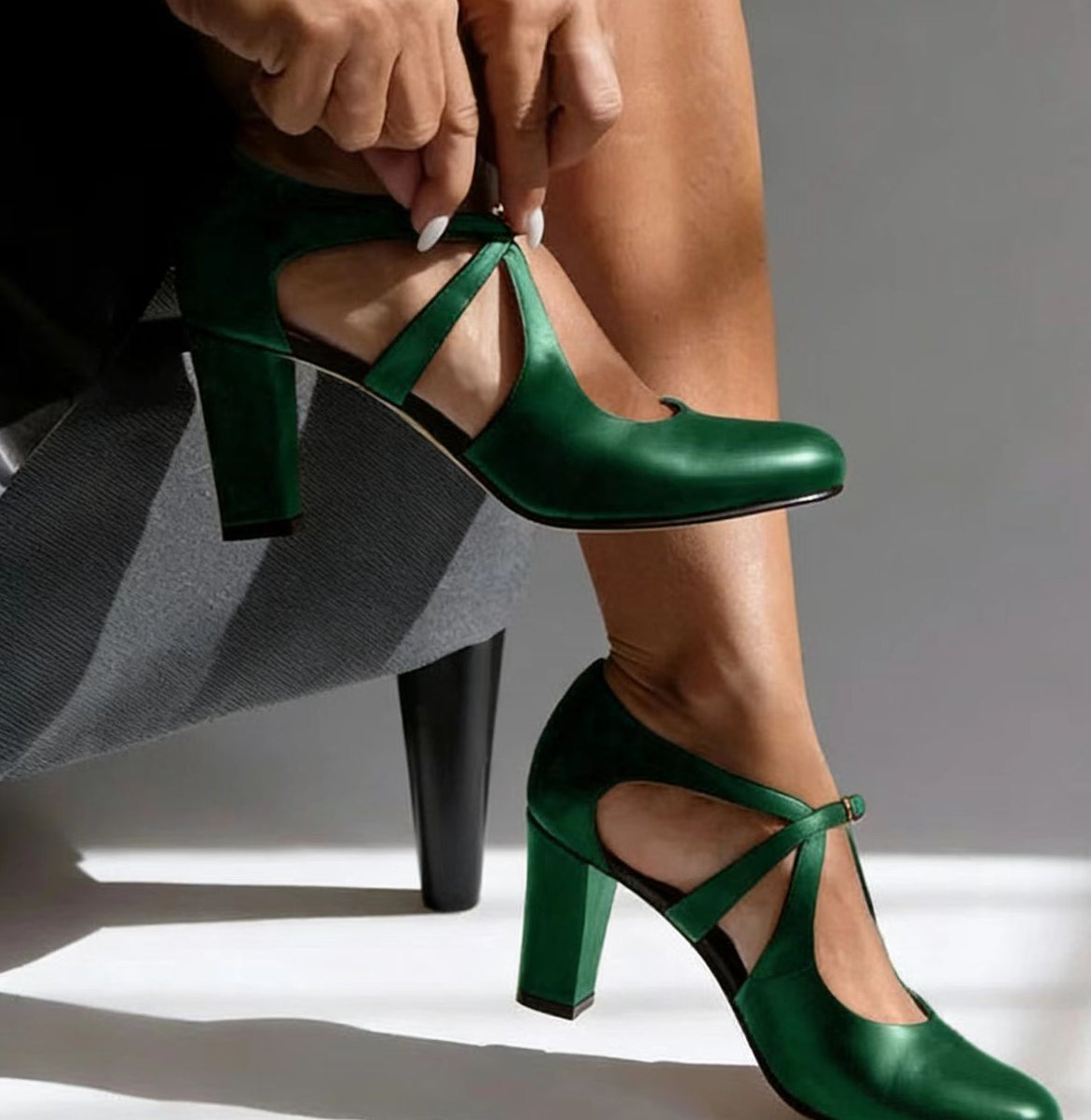 Camille | Talons en Cuir Élégants et Confortables