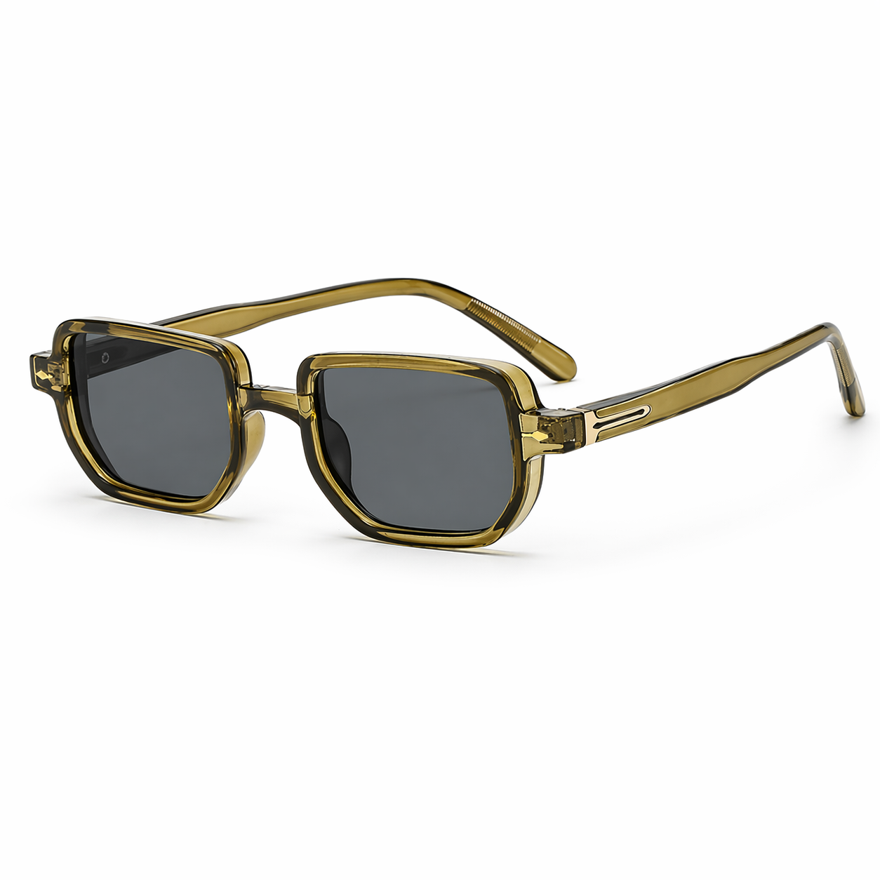 Dubai | Markante Sonnenbrille mit geometrischem Rahmen