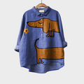 Zadie | Bluse mit Künstlerprint
