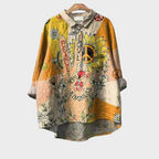 Nia | Bluse mit Künstlerprint