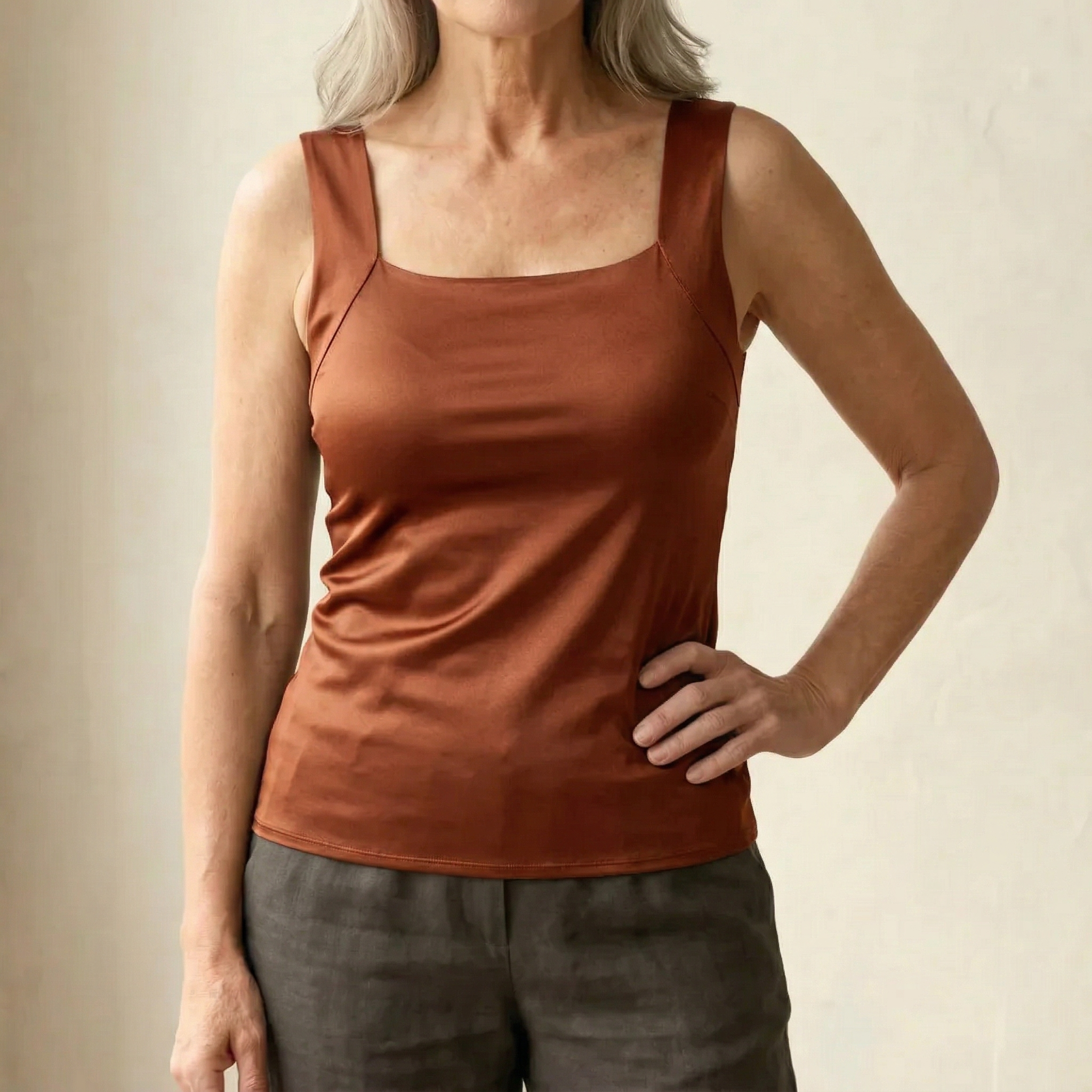Jeannette | Débardeur à soutien-gorge intégré, confort assuré