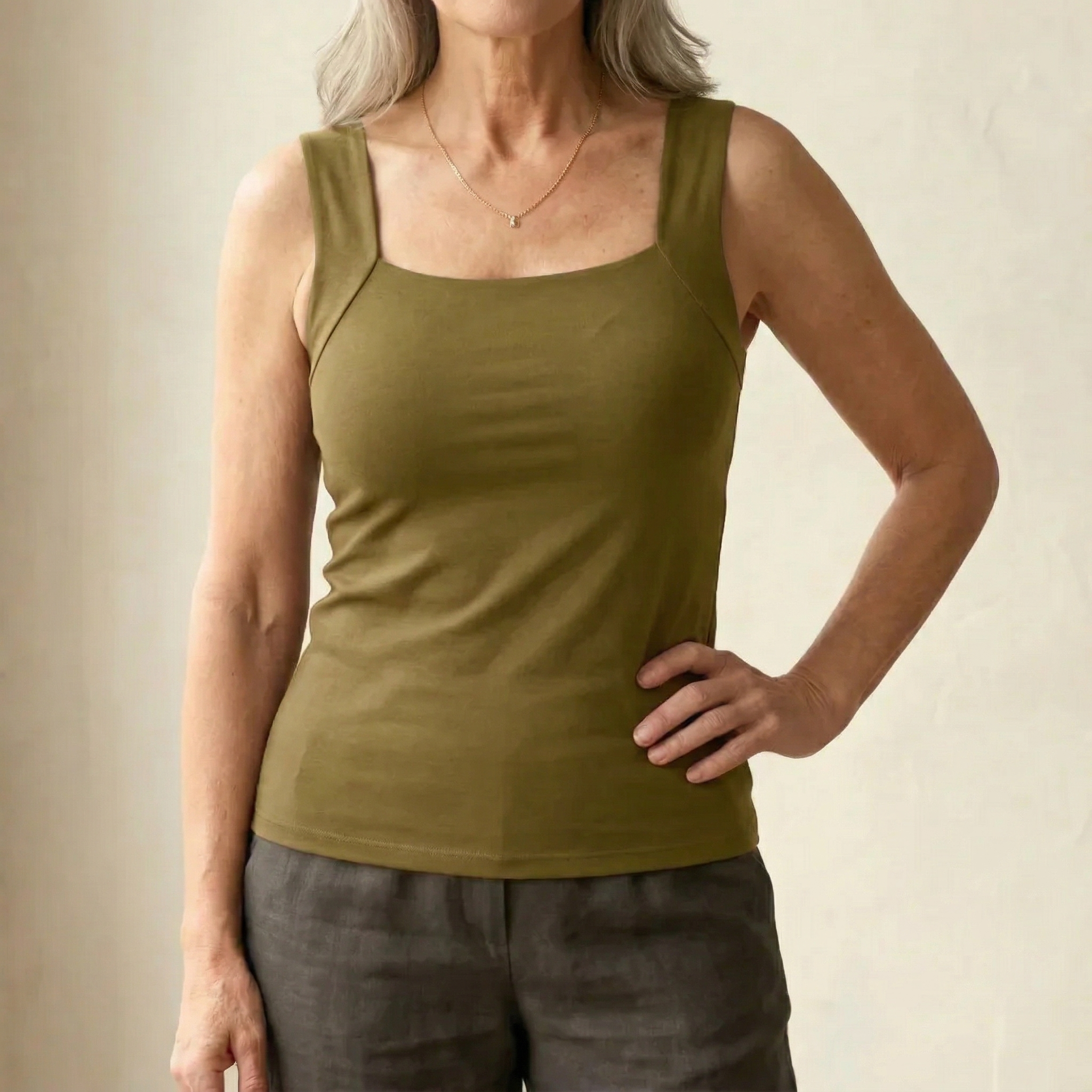 Jeannette | Débardeur à soutien-gorge intégré, confort assuré