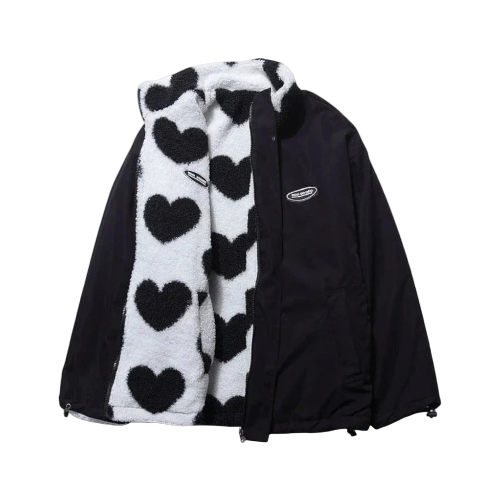 Wendbare Herzjacke