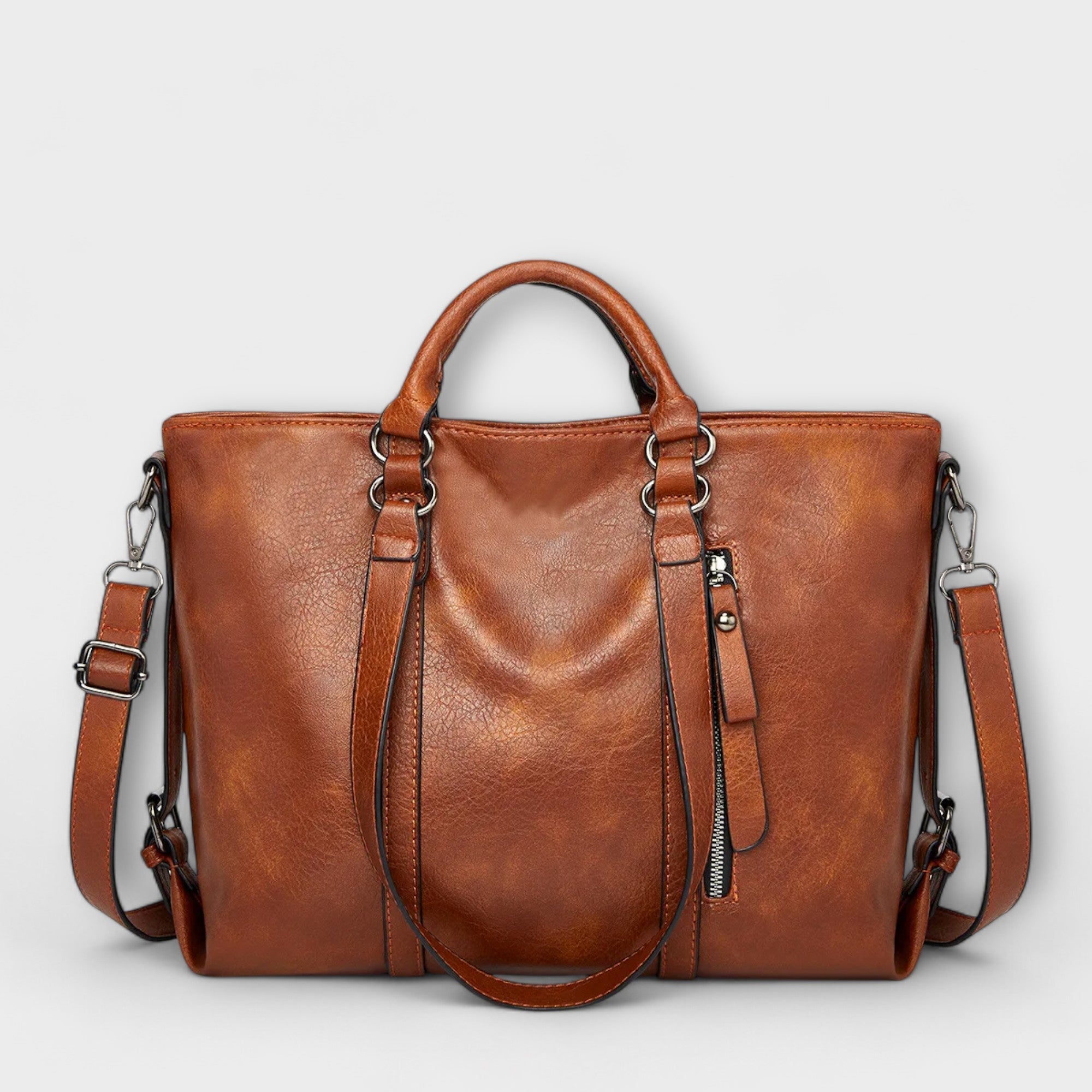 Olívia - Große Lederhandtasche