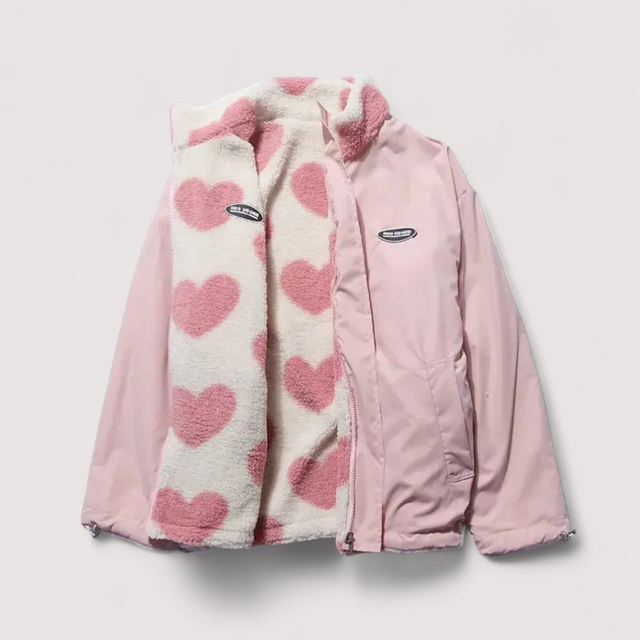 Wendbare Herzjacke