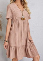 Cindy | Luftiges Sommerkleid mit Volantsaum