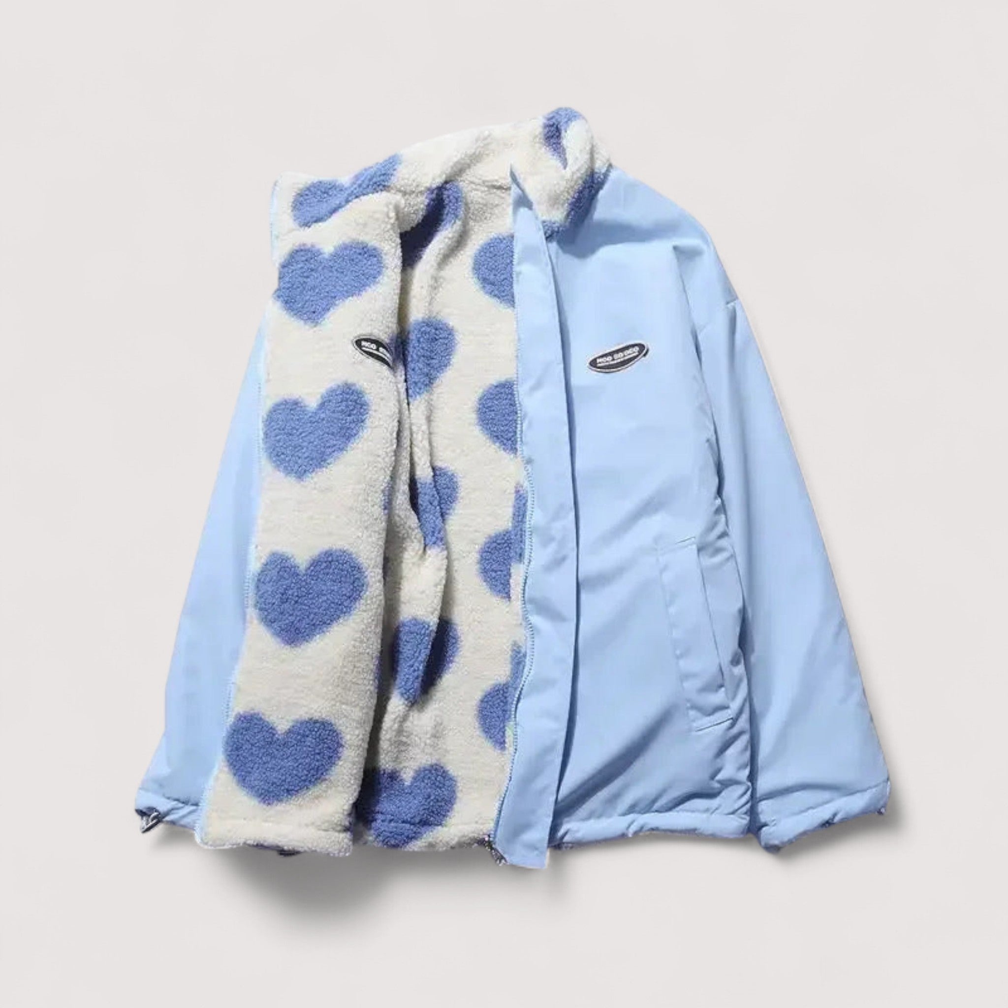 Wendbare Herzjacke