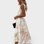 Tanya | Florales Midikleid