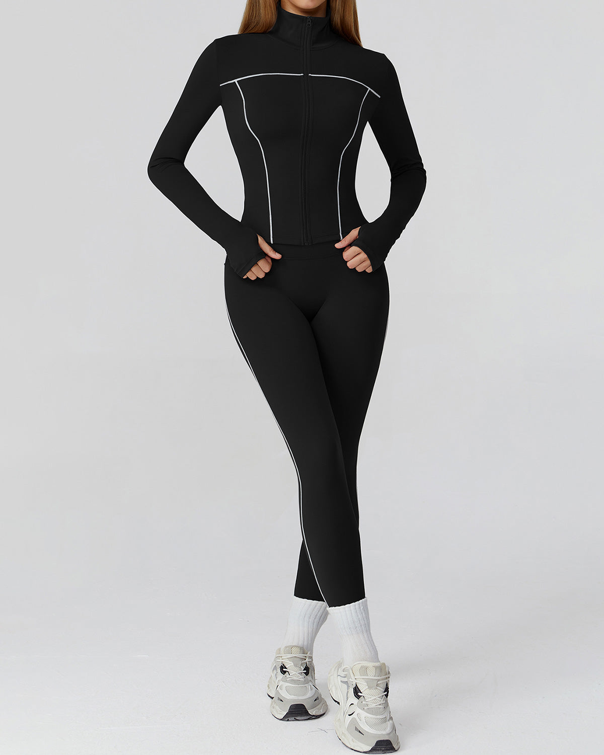 Lena | Sculpt Reißverschlussjacke