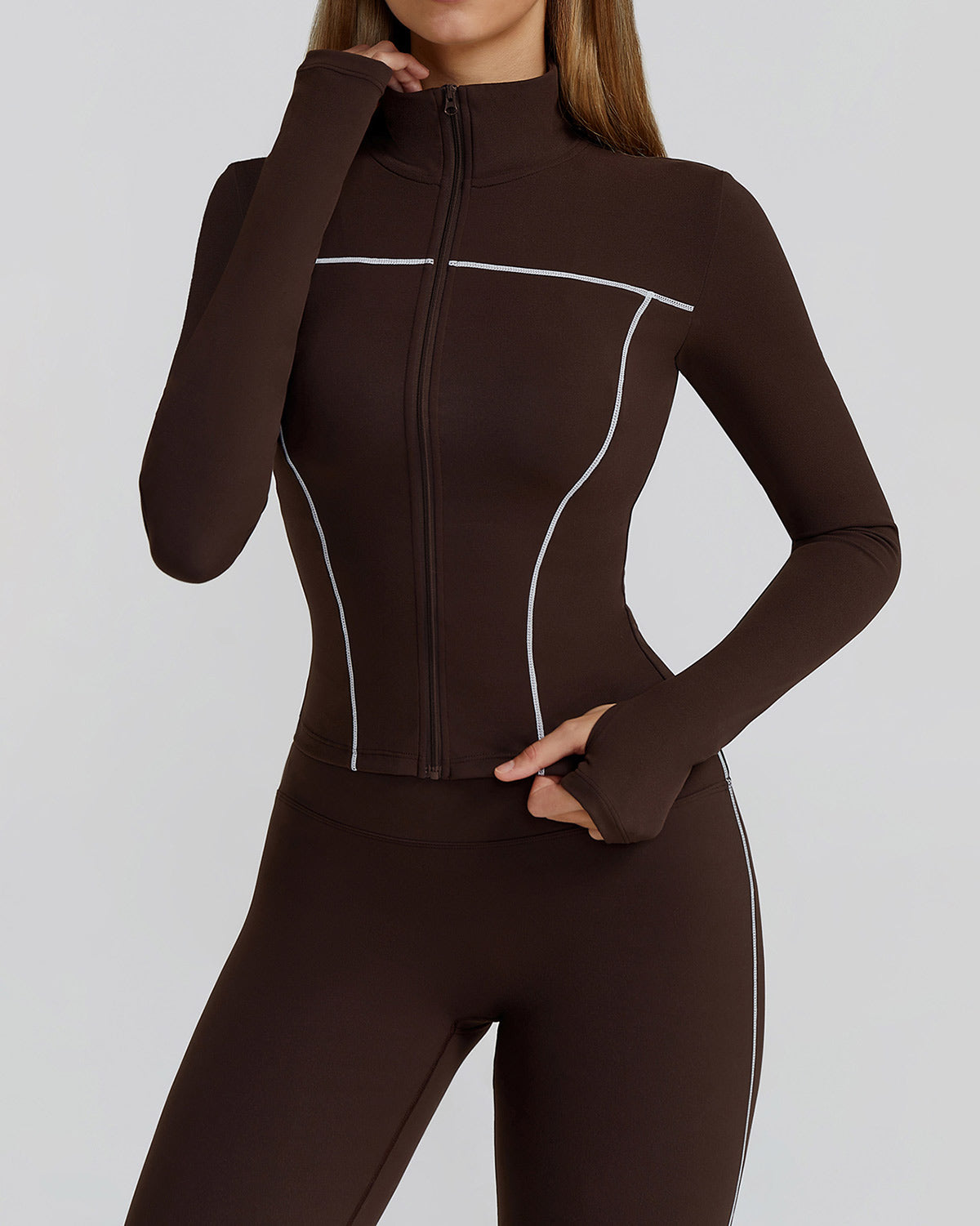 Lena | Sculpt Reißverschlussjacke