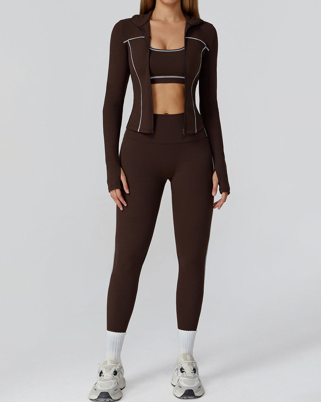 Lena | Sculpt Reißverschlussjacke