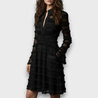 Lucy | Transparente Texturkleid