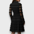 Lucy | Transparente Texturkleid