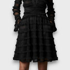 Lucy | Transparente Texturkleid