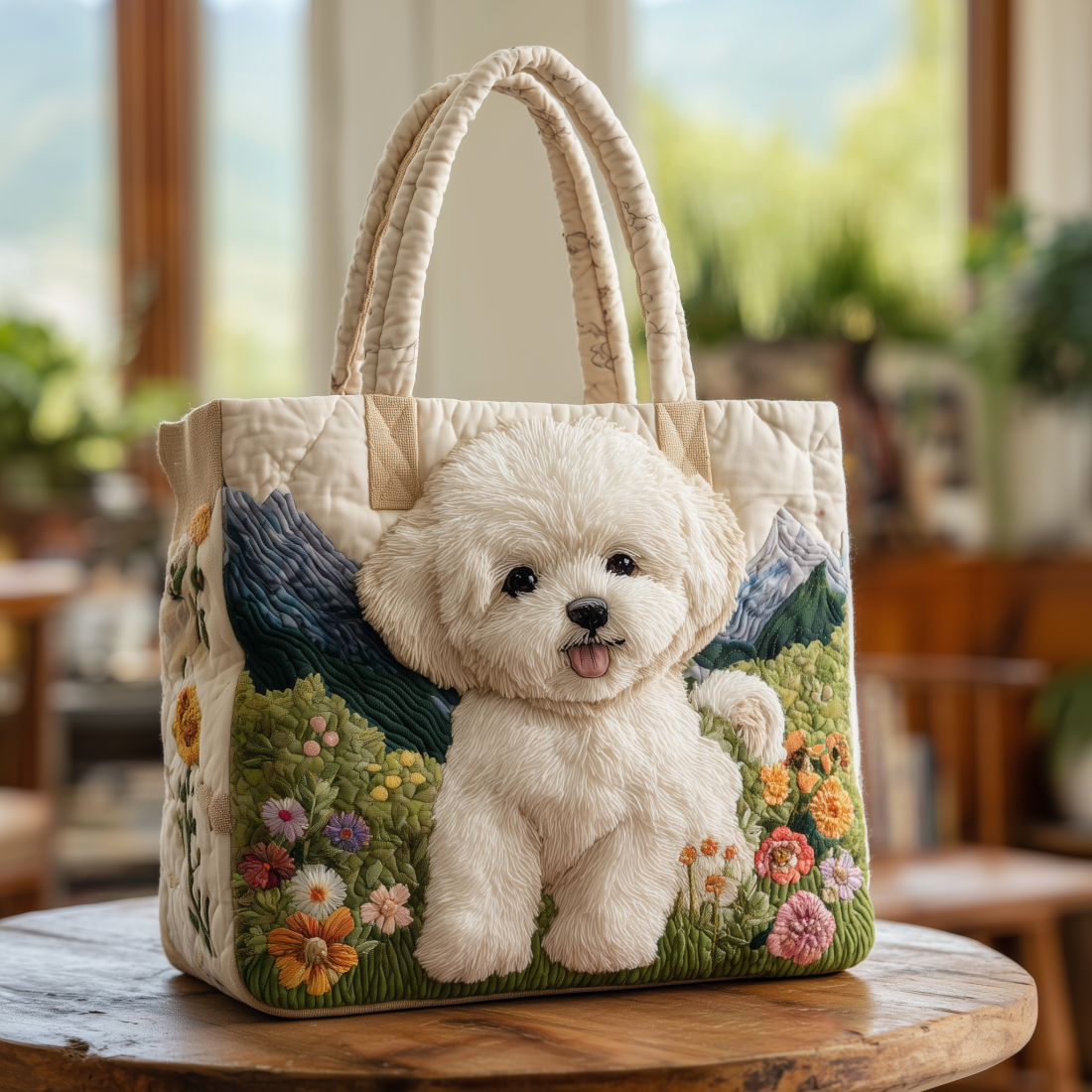 Yolène -  Sac Artistique Avec Motif Floral 3D