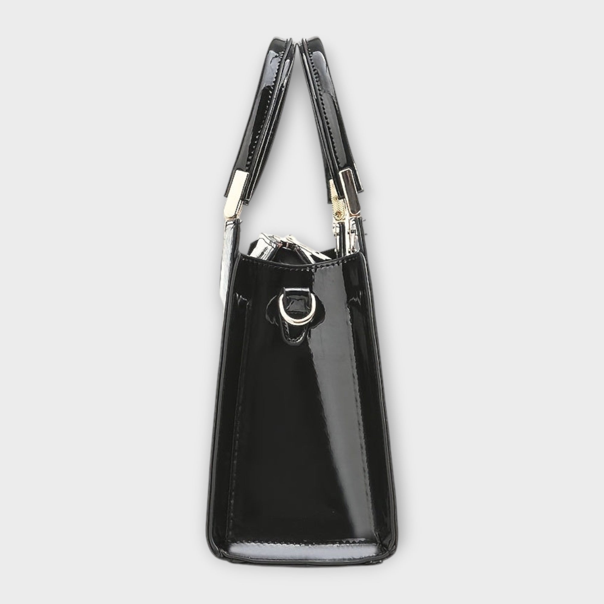 Maison Verdelle - Handtasche mit glänzendem Krokodilleder-Muster