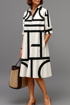 Myra | Elegantes Hemdblusenkleid