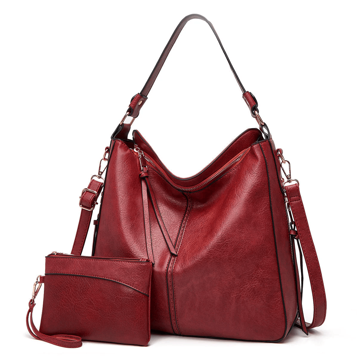 Étoile de Ville – Klassische Vintage-Lederhandtasche