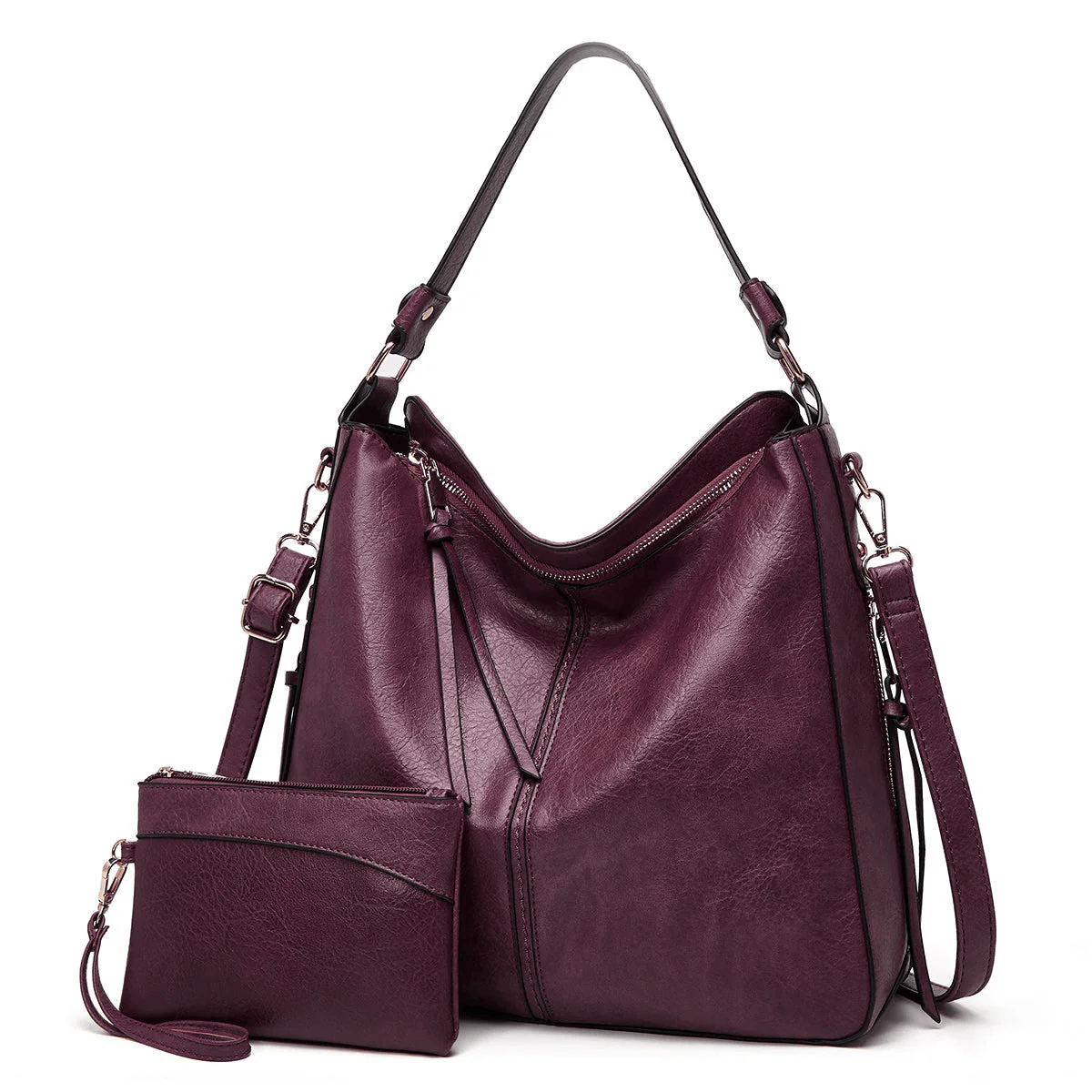 Étoile de Ville – Klassische Vintage-Lederhandtasche