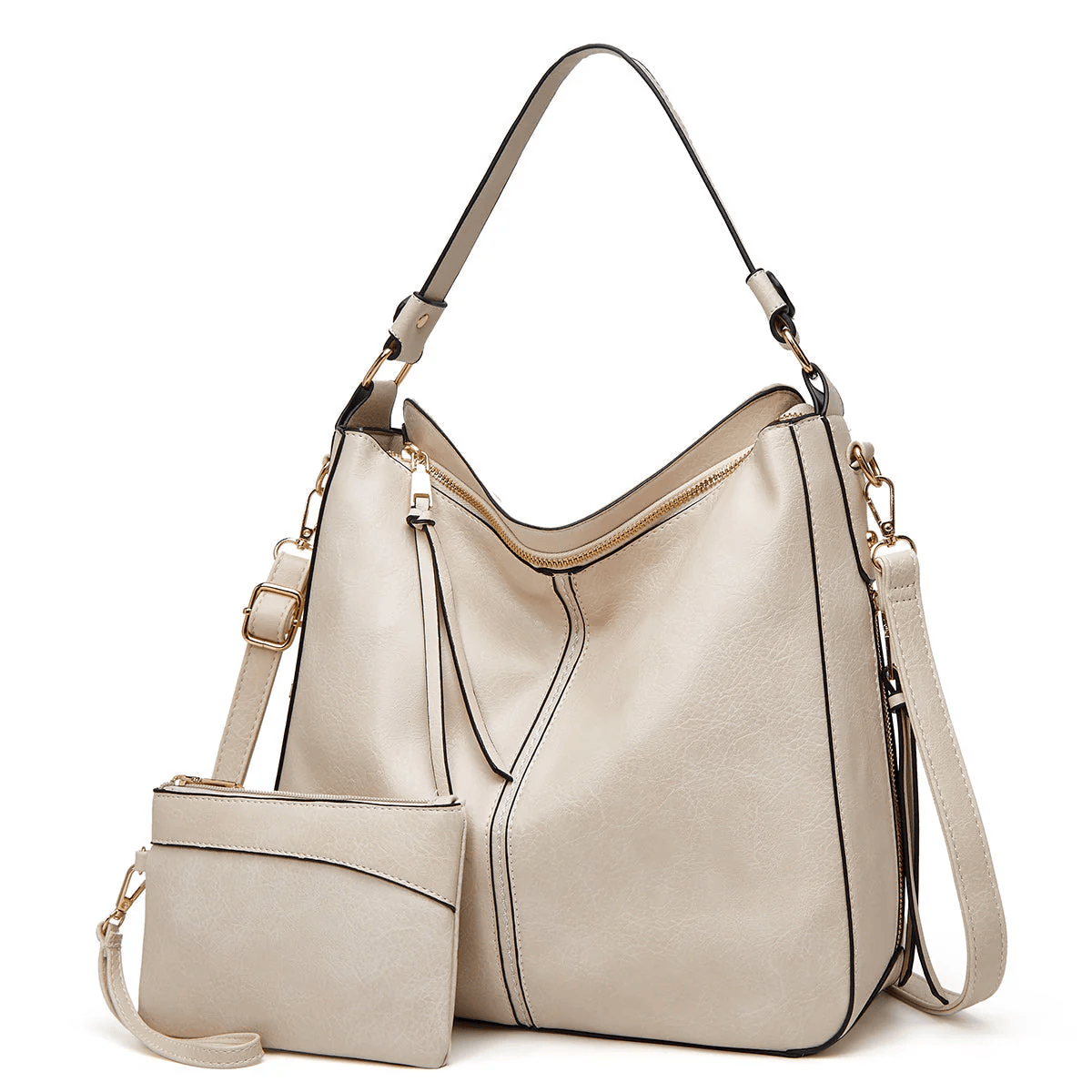 Étoile de Ville – Klassische Vintage-Lederhandtasche