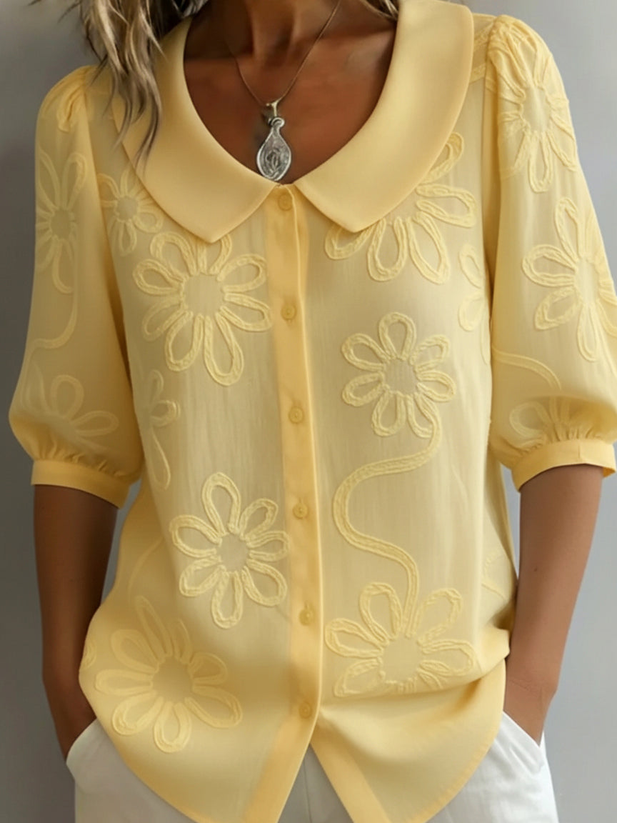 Aurélie™ — Leichte Blumenbluse mit natürlicher Eleganz