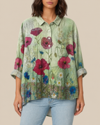 Ainsley | Bluse mit Künstlerprint