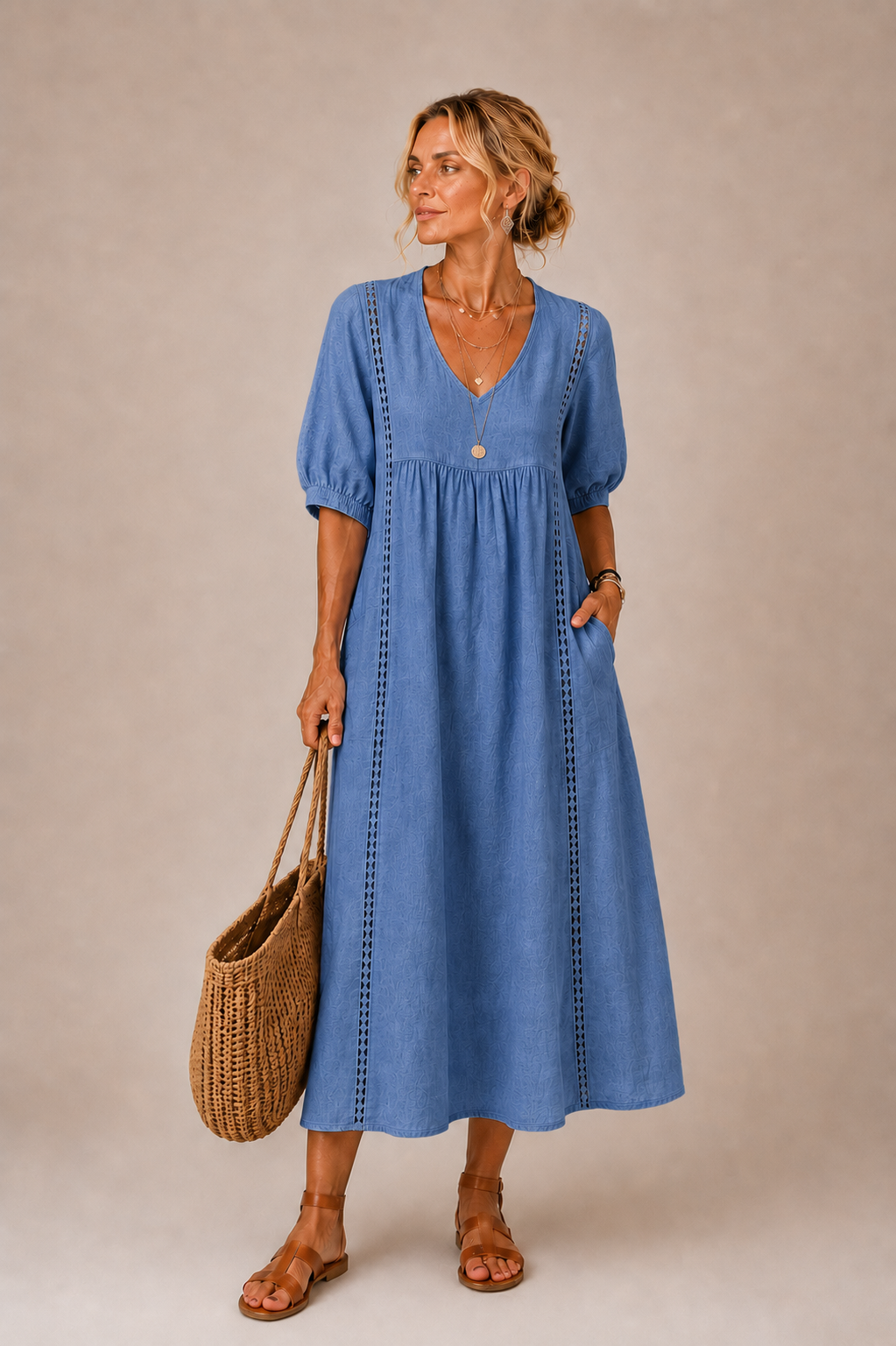 Rumi | Luftiges Maxikleid
