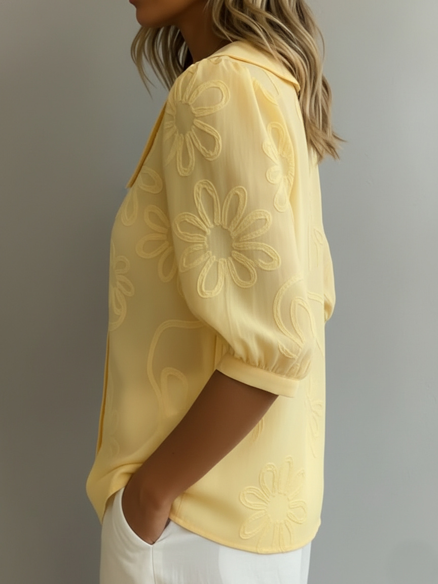 Aurélie™ — Leichte Blumenbluse mit natürlicher Eleganz