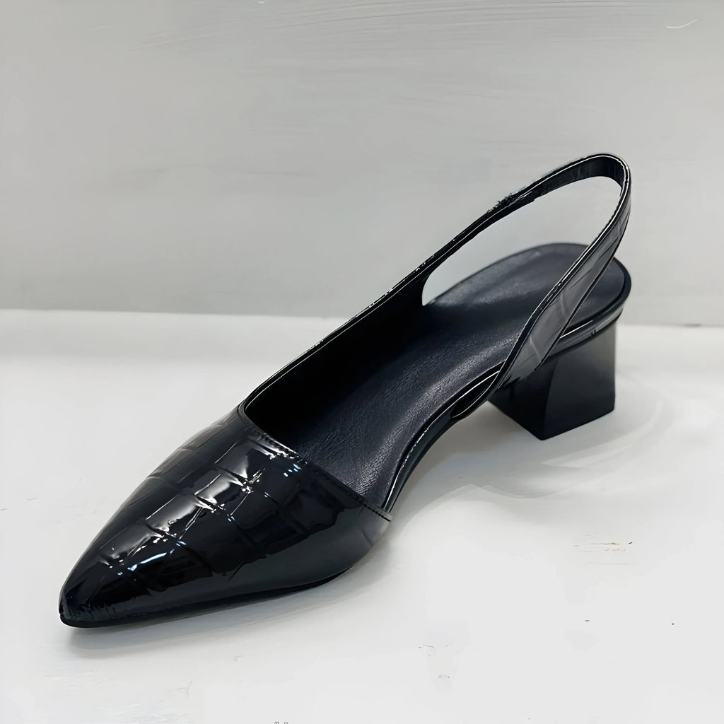 Olga - Élégantes chaussures à talons carrés pour un style chic