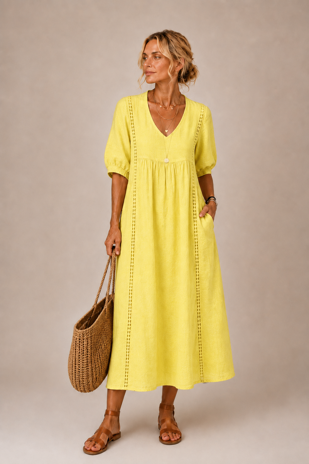 Rumi | Luftiges Maxikleid