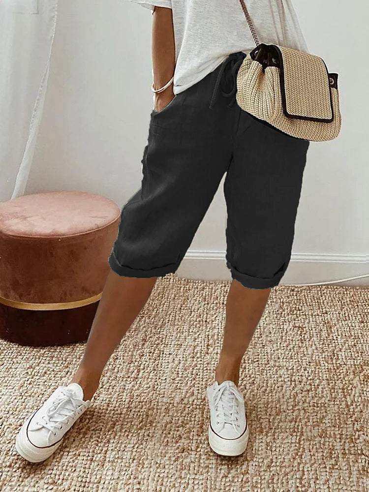 Lynne | Lässige Bermudahose aus Baumwolle