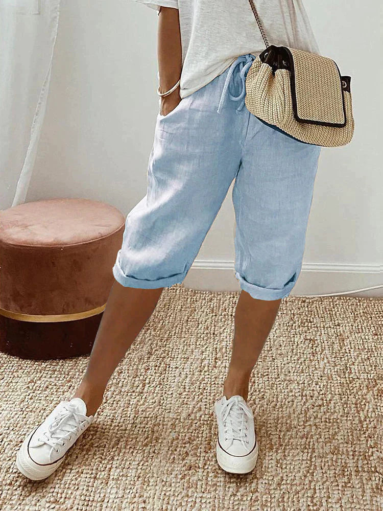 Lynne | Lässige Bermudahose aus Baumwolle
