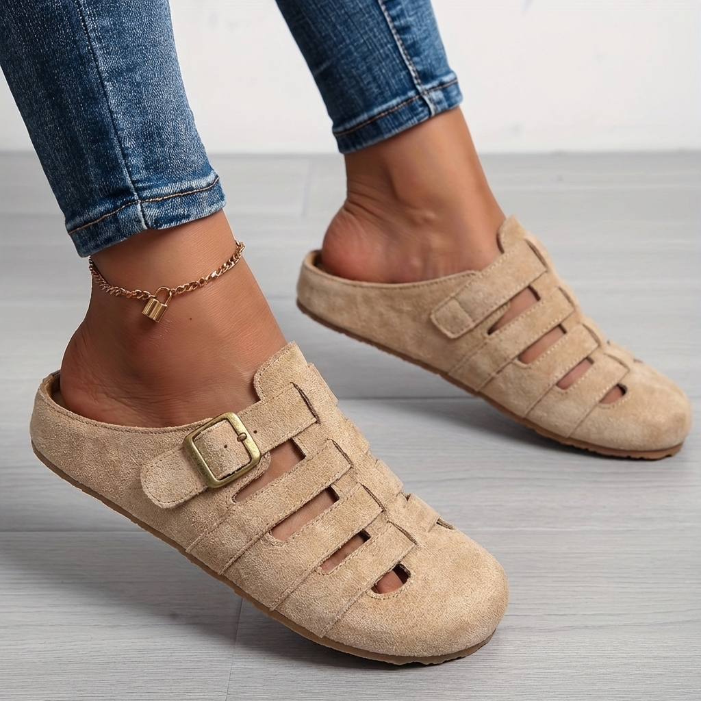 Clara | Sandales-mules Confortables à enfiler sans fermeture – Douceur et Praticité au quotidien