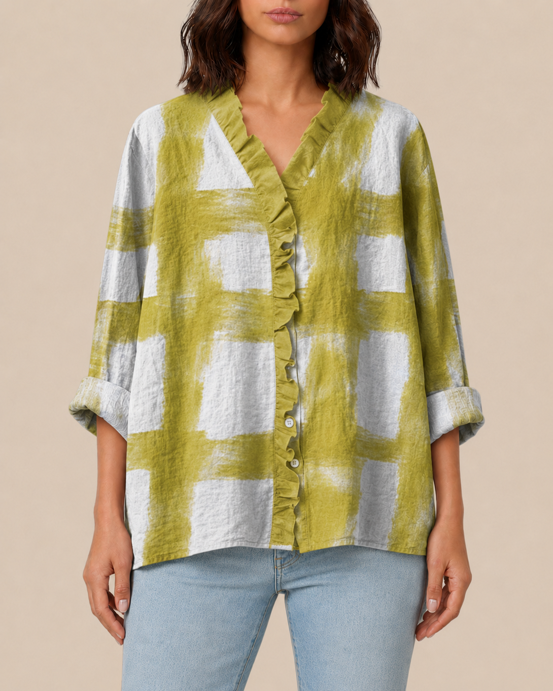 Ellis | Bluse mit Künstlerprint