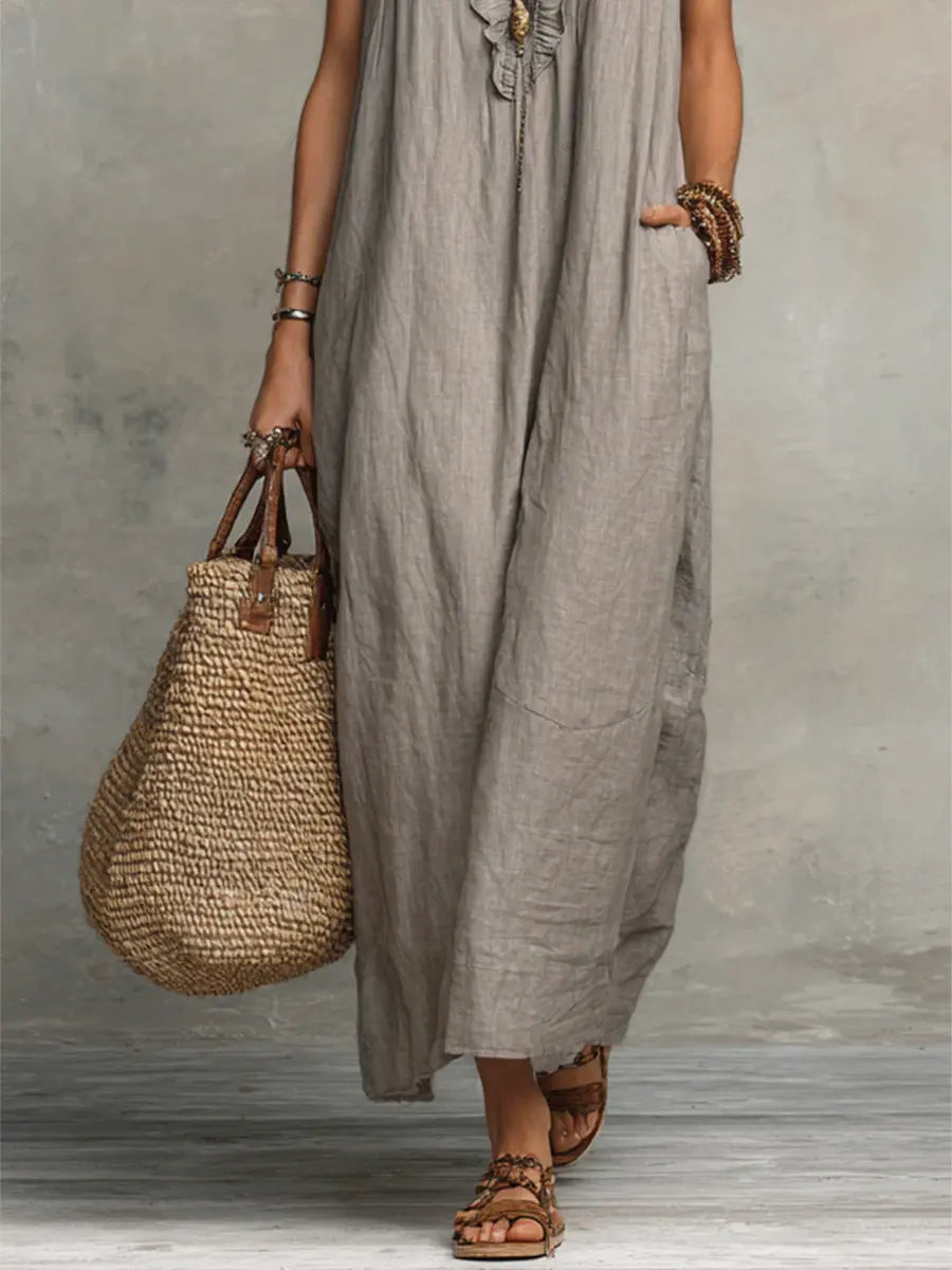 Kyana | Luftiges Maxikleid mit Rüschen