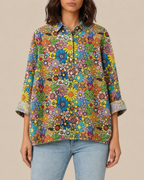 Imogen | Bluse mit Künstlerprint