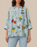 Senna | Bluse mit Künstlerprint