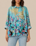 Jessa | Bluse mit Künstlerprint