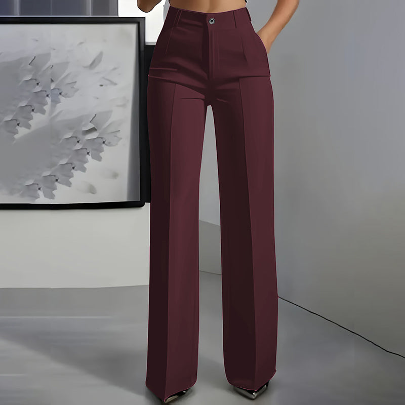 Millie | Taillierte Hose mit hohem Bund