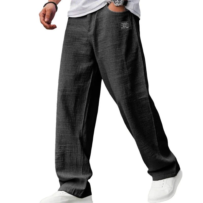 Leichte Hose mit geradem Bein