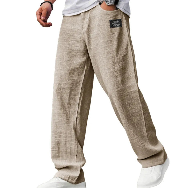 Leichte Hose mit geradem Bein