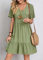Cindy | Luftiges Sommerkleid mit Volantsaum
