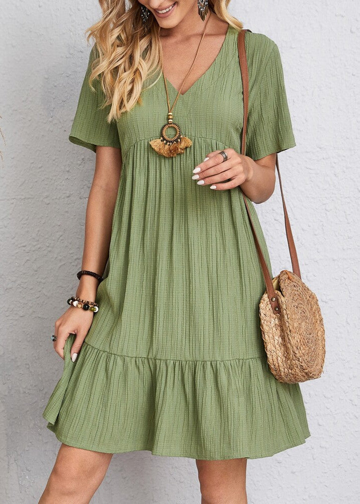 Cindy | Luftiges Sommerkleid mit Volantsaum