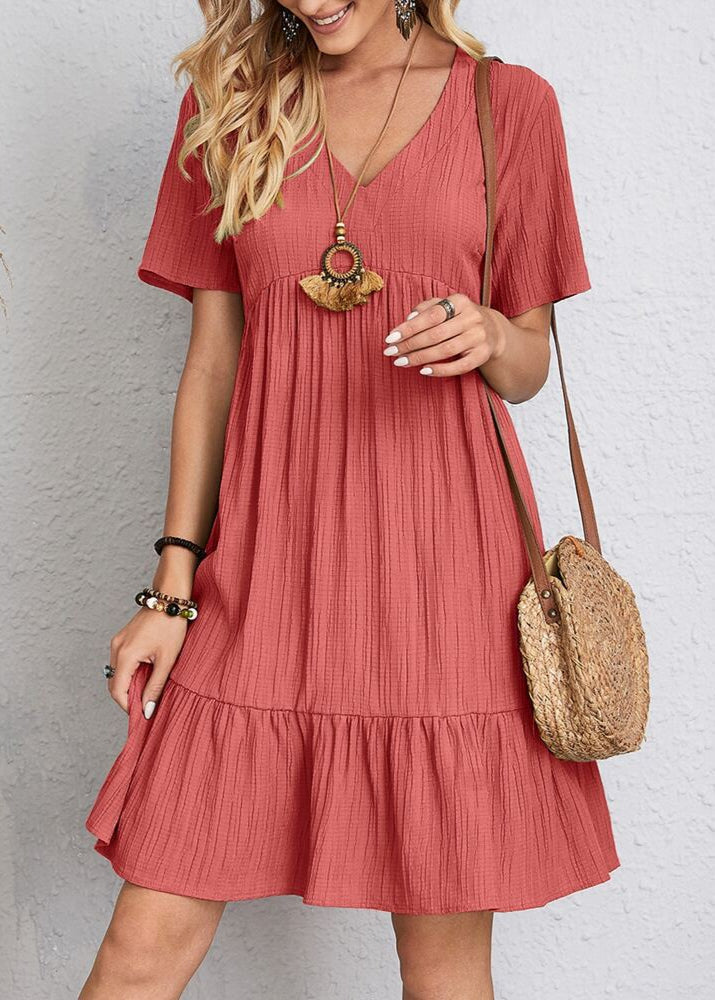 Cindy | Luftiges Sommerkleid mit Volantsaum