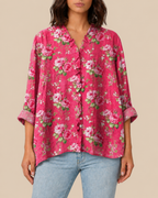 Cadence | Bluse mit Künstlerprint
