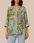 Camryn | Bluse mit Künstlerprint