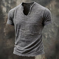 Varel | Vintage T-Shirt mit V-Ausschnitt